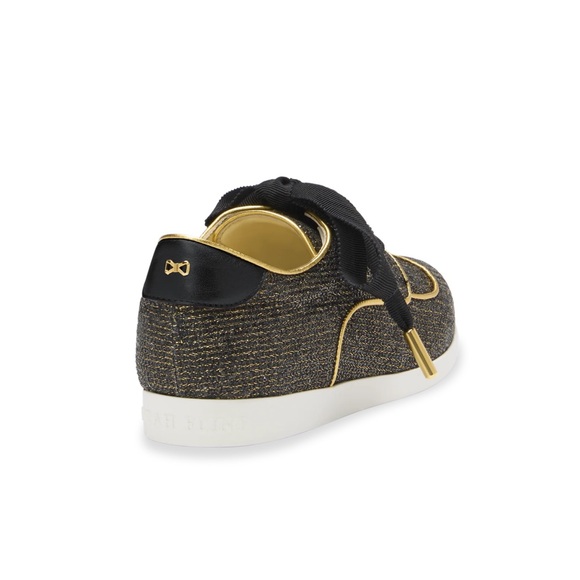 NIB Sarah Flint Wanderlust Oxford in Black & Gold Sparkle Size 39 - Picture 3 of 6